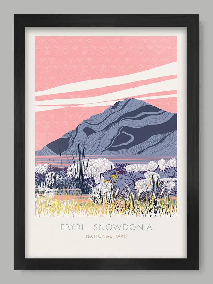 Snowdonia Eryri National Park - Poster Print for wholesale by The Northern Line