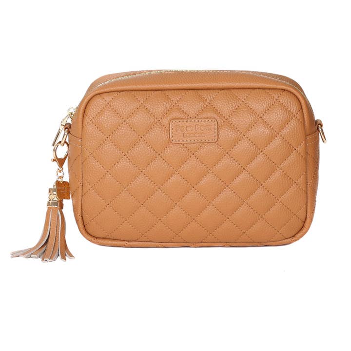 Quilted City Bag Maple & Accessories for wholesale by Pom Pom London