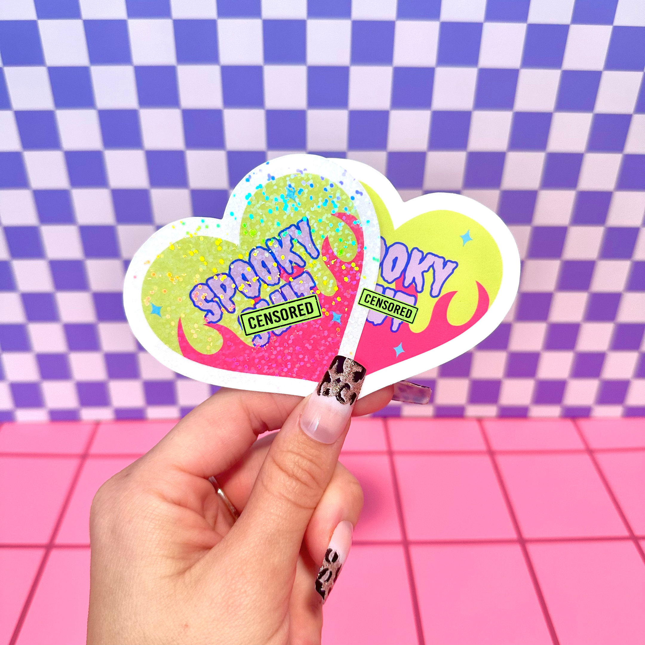 Stickers+ X Ashley Bexar - Wholesale Sticker - Halloween Horror Movie Lover Waterproof Spooky Vinyl Sticker0