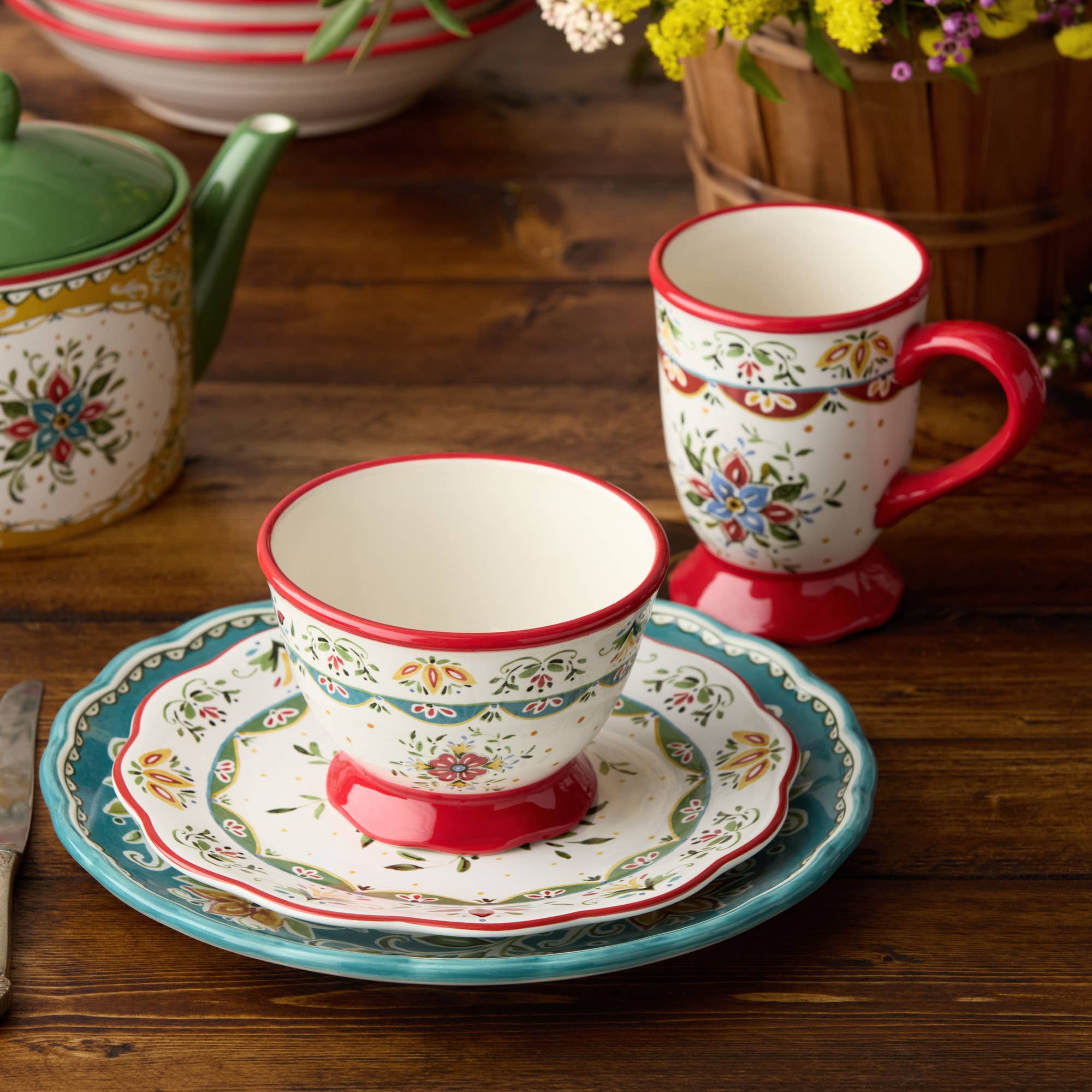 Certified International - Wholesale Salad Plate - Provence Salad Plate 9in 4 asst.9