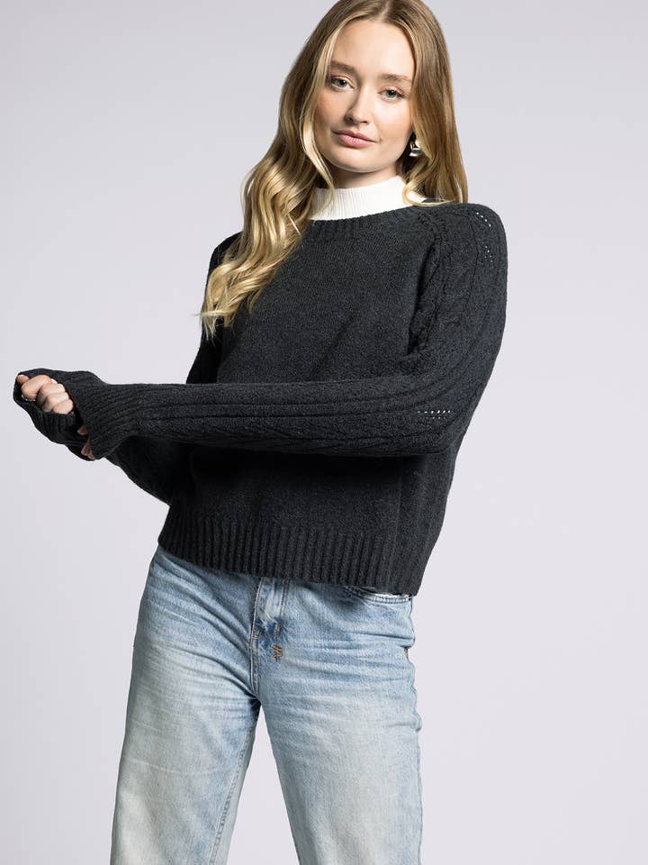Weekend Los Angeles - Wholesale Knit Sweater - Women's - Knit Raglan Sweater - ZOEY SWEATER4