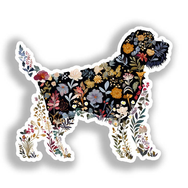 Autocollant Décalcomanie Chien de Race Moyenne # A019355 pour la vente par Yoonek Graphics