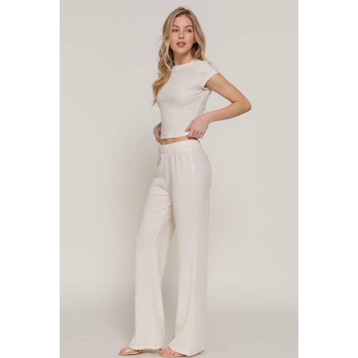 Style Up - Wholesale Top & Pant Set (NOT Loungewear) - Women's - CROP TOP AND FLARE PANTS SET6