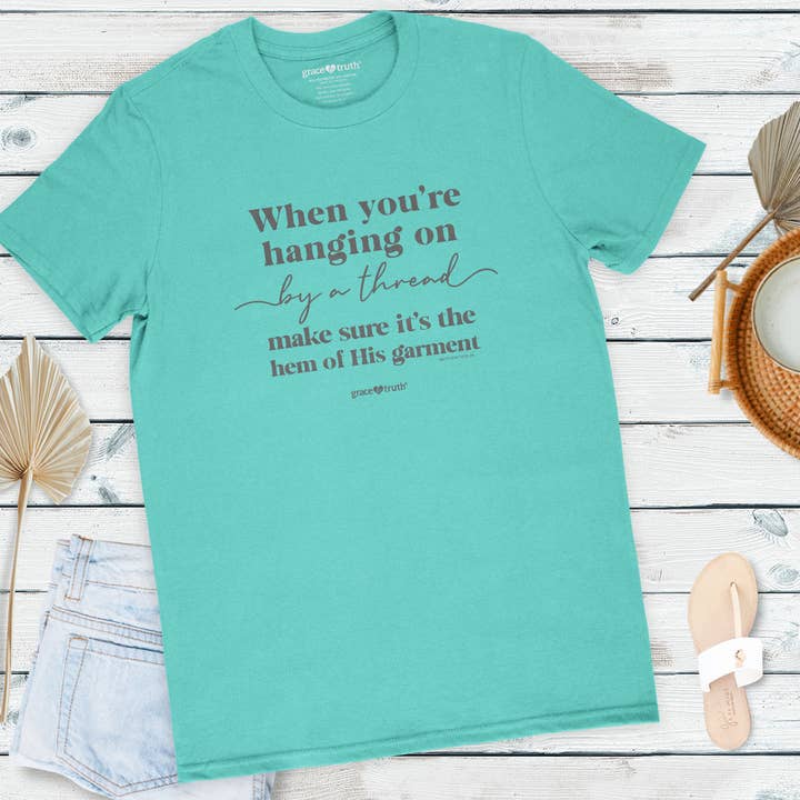 Celadon grace & truth Womens T-Shirt Hem Of His Garment for wholesale on Faire