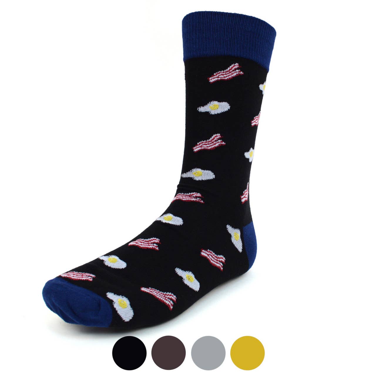 Selini New York - Vente Chaussettes – homme - Chaussettes Bacon & Eggs Novelty pour hommes - NVS192662