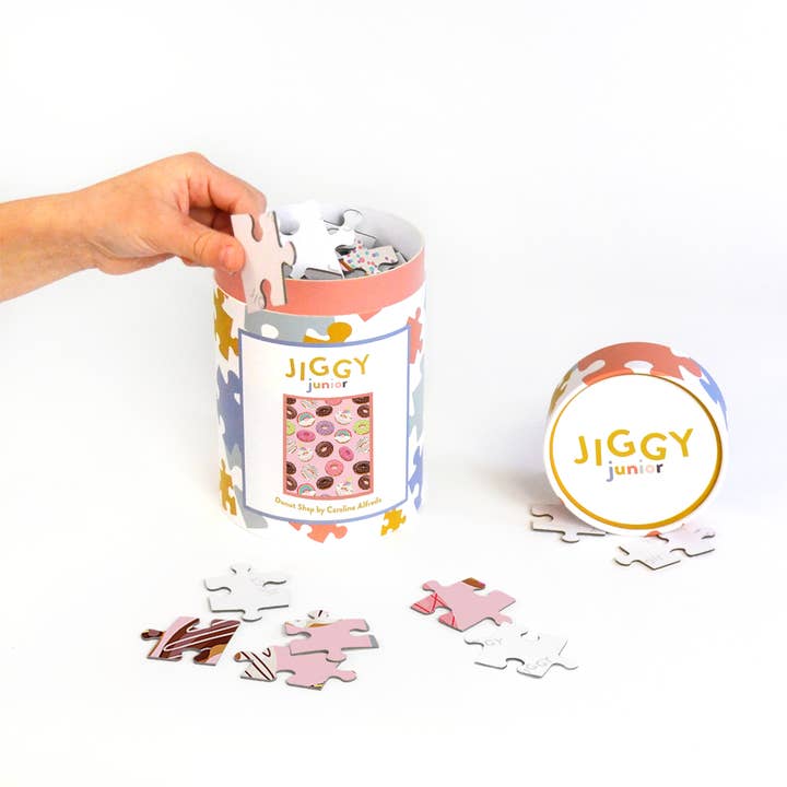 JIGGY Puzzles - Wholesale Puzzle - Kids - JIGGY Junior 100pc: Donut Shop by Caroline Alfreds3