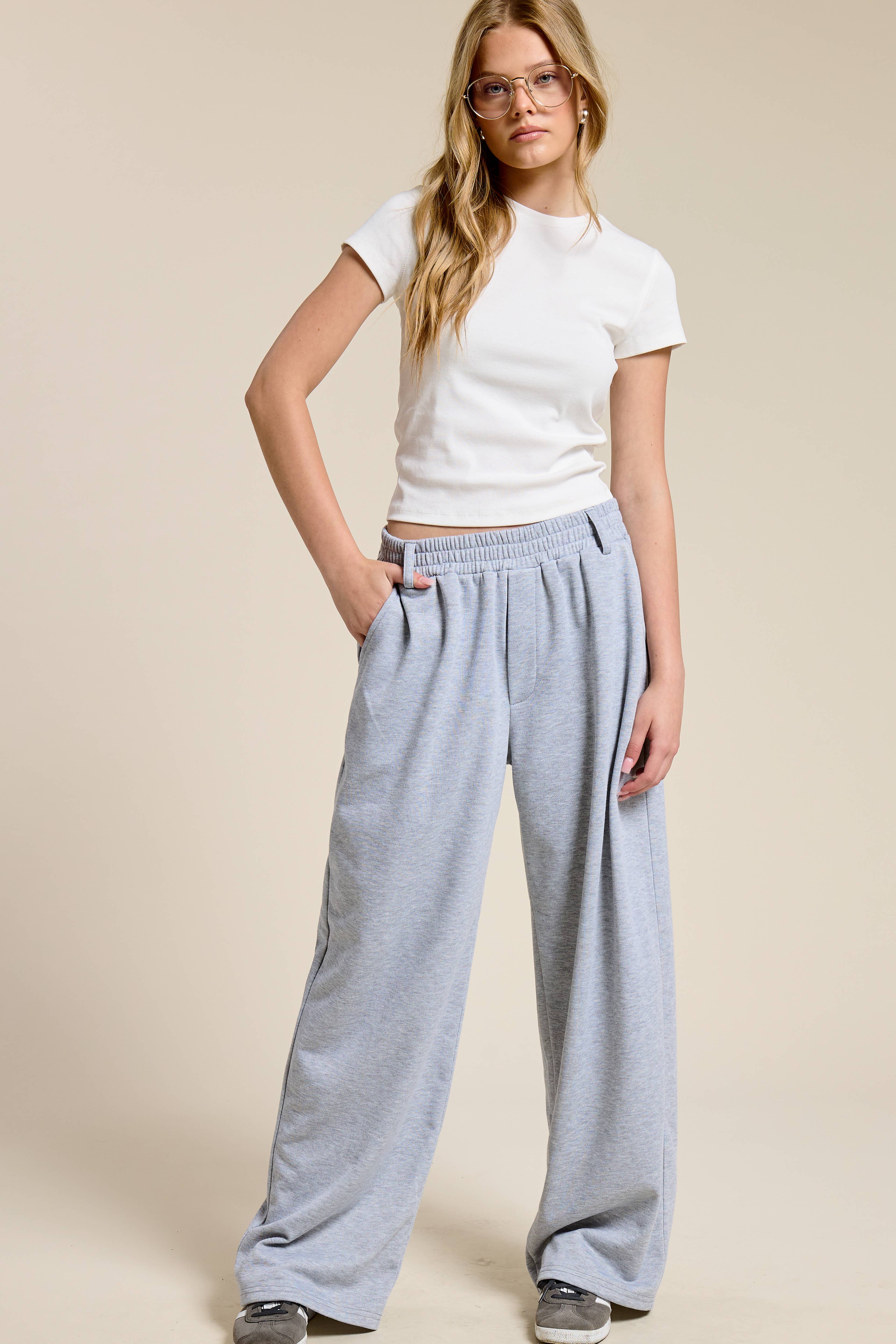 Mimosa - Wholesale Lounge Sweatpants/Joggers - Women's - Tailored Wide Leg Knit Sweatpants14