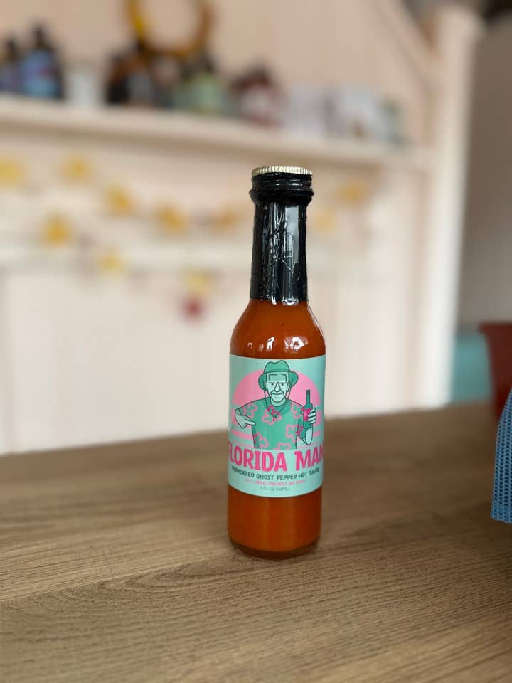 Florida Man for wholesale by Fermented Fire Hot Sauce Company