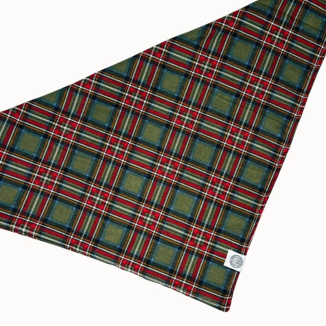 Apex Dog Bandana | Green Mountain Outdoor Flannel Plaid for wholesale on Faire1