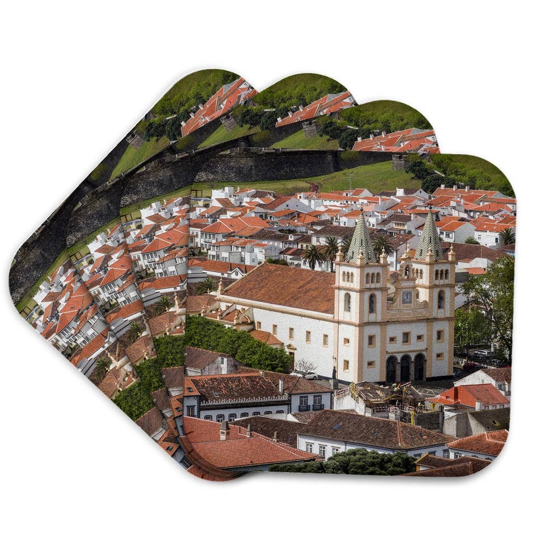 3dRose - Wholesale Coasters - 3dRose, Portugal, Azores Terceira Island, Santissimo Salvador da Se cathedral, Coaster7