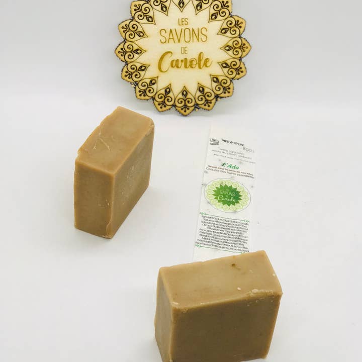Les savons de Carole - Wholesale Bar Soap - L'Ado, handmade natural soap, facial imperfections4