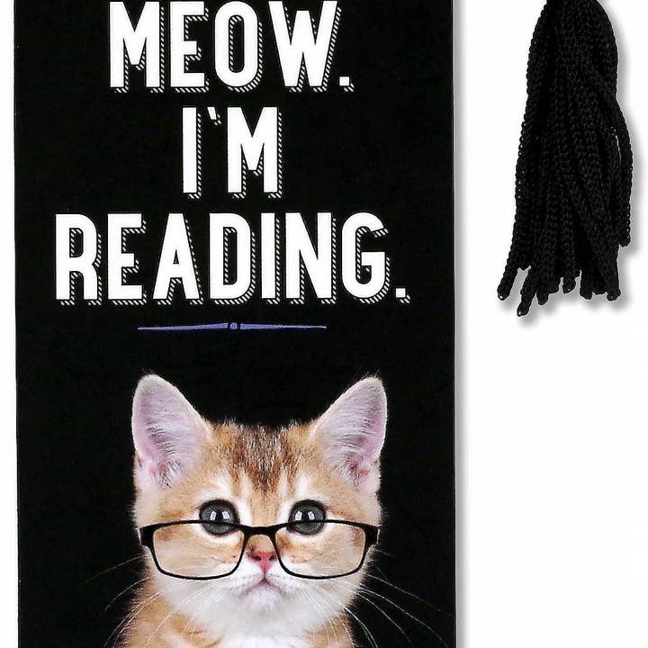 Peter Pauper Press, inc. – wholesale Bookmark – Not Meow. I'm Reading. Beaded Bookmark0