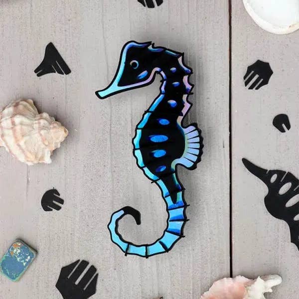 Papier Plume - Wholesale DIY Craft Kit - Paper Seahorse
