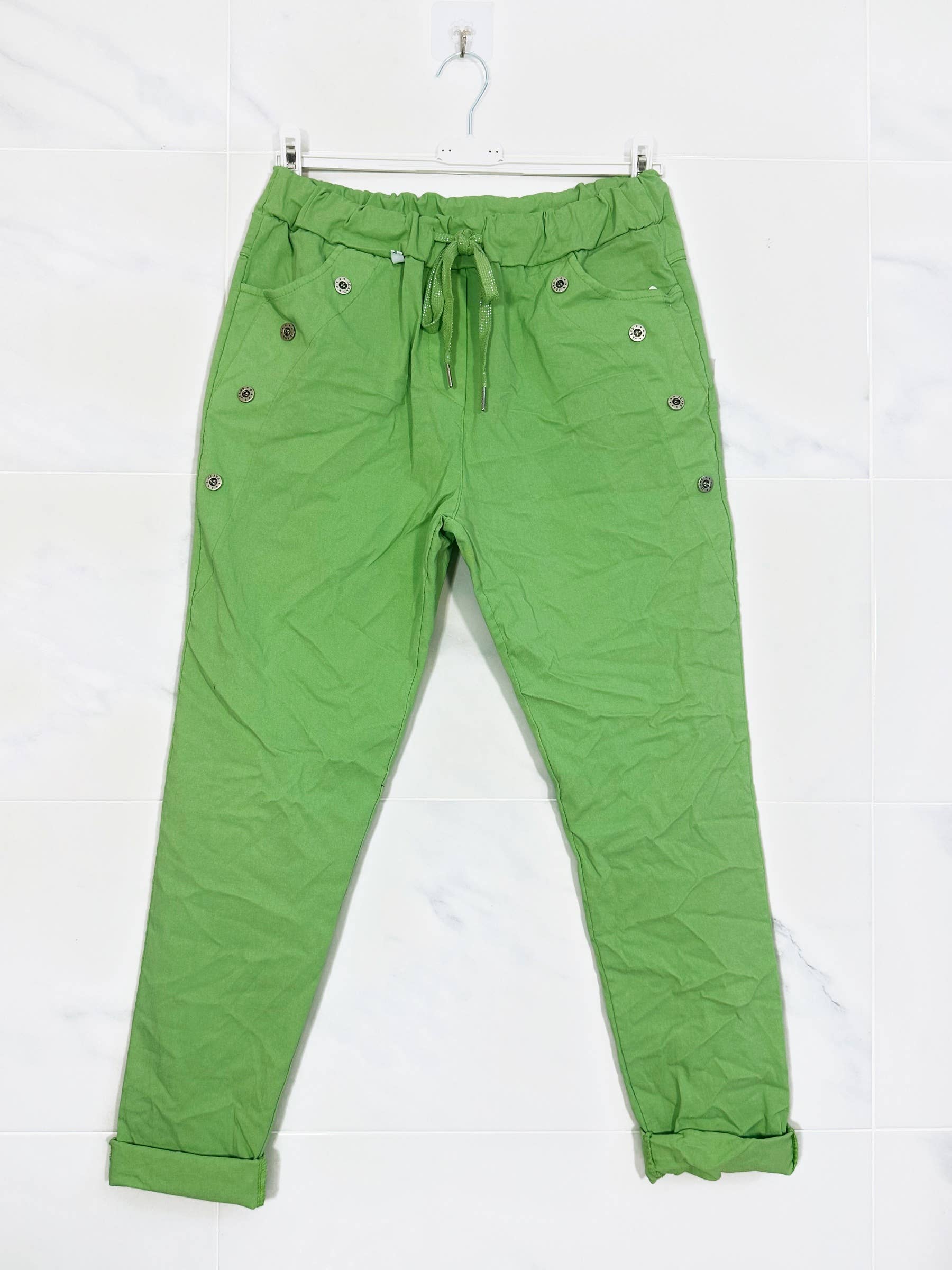 ZAFA PARIS - Wholesale Broek - Dames - 14F22P229 - magic viscose broek met knoop15