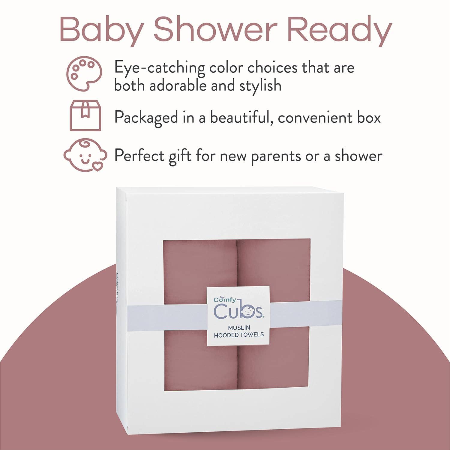 Comfy Cubs - Wholesale Hooded Towel - Kids & Baby - Baby Hooded 9 Layer Muslin Cotton Towel for Kids44