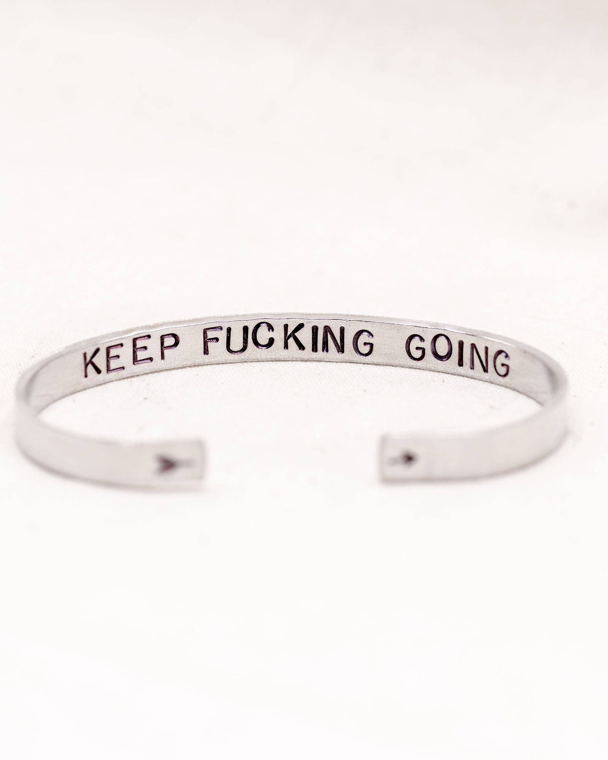 Nautically Northern - Wholesale Cuff Bracelet - "Keep F***ing Going" Cuff Bracelet9