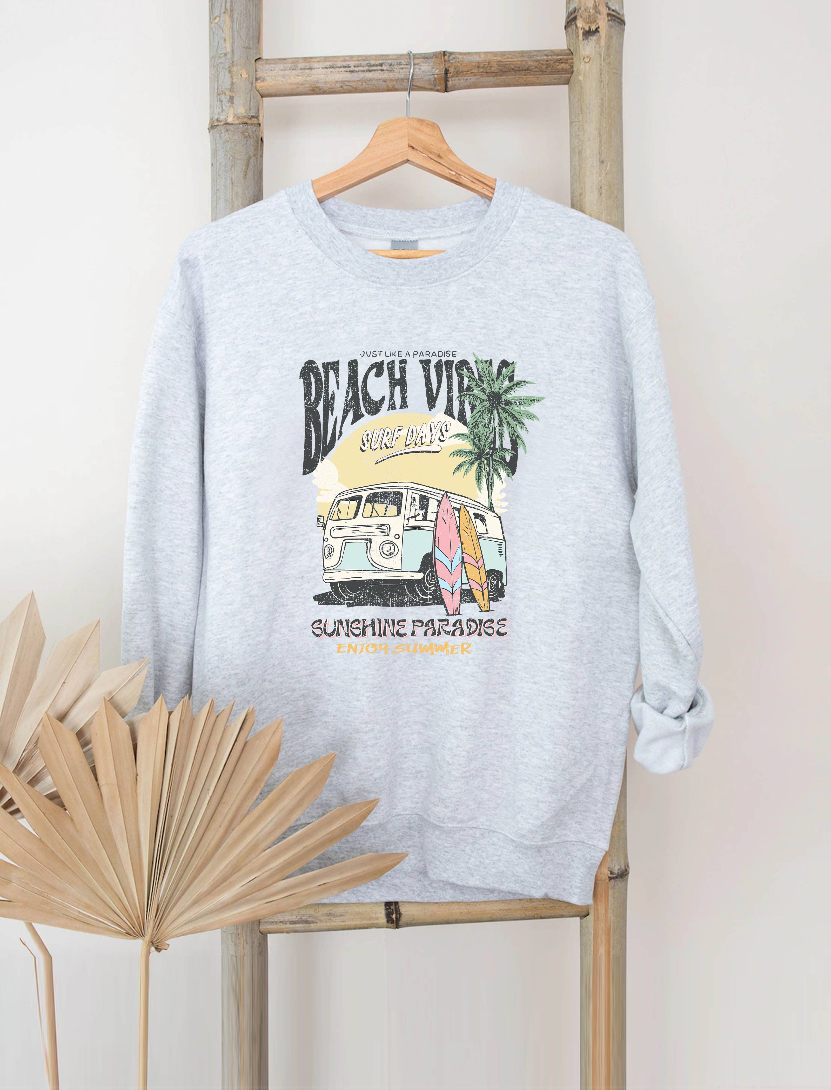 PINK NABI – wholesale Sweatshirt med tryck - Dam – Strandvibbar2