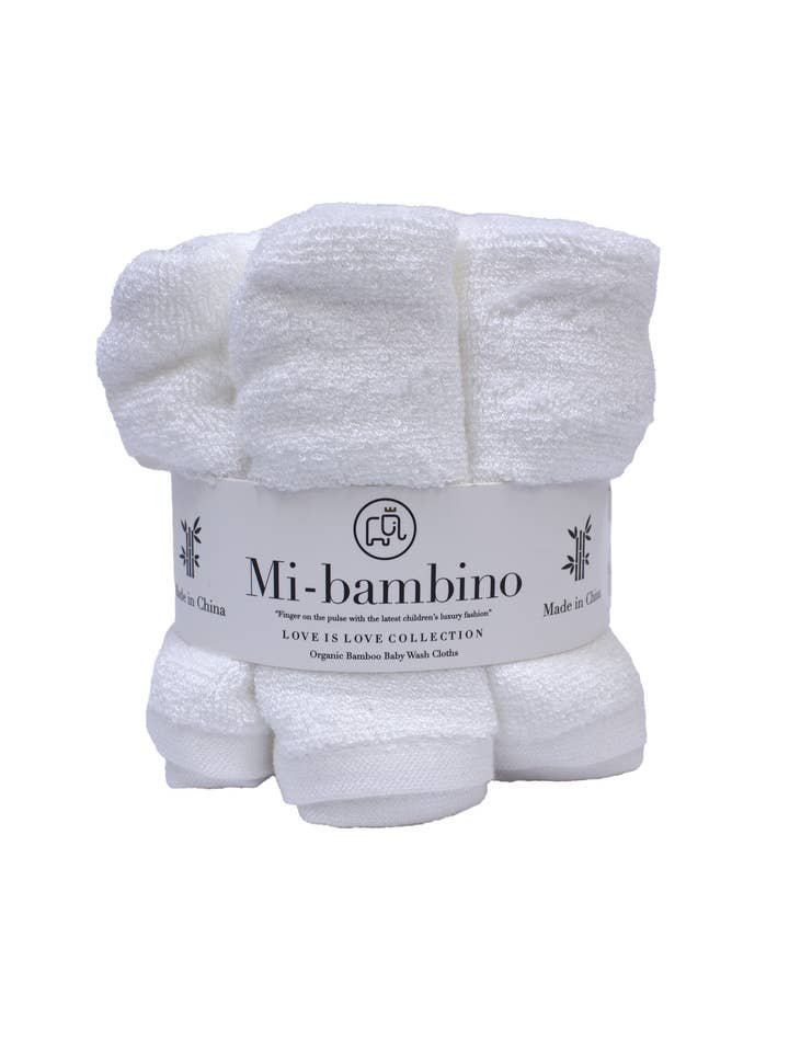 Love is Love - Kezzi - Organic Bamboo Washcloths for wholesale by Mi-Bambino London