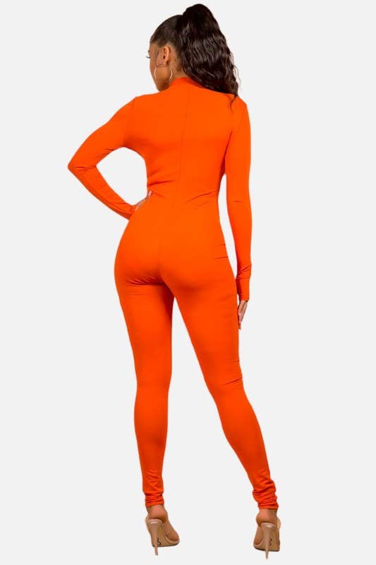 Jour – Engroshandel Jumpsuit - Dame – Jumpsuit til kvinder i nylonblanding med lynlås foran DT21344