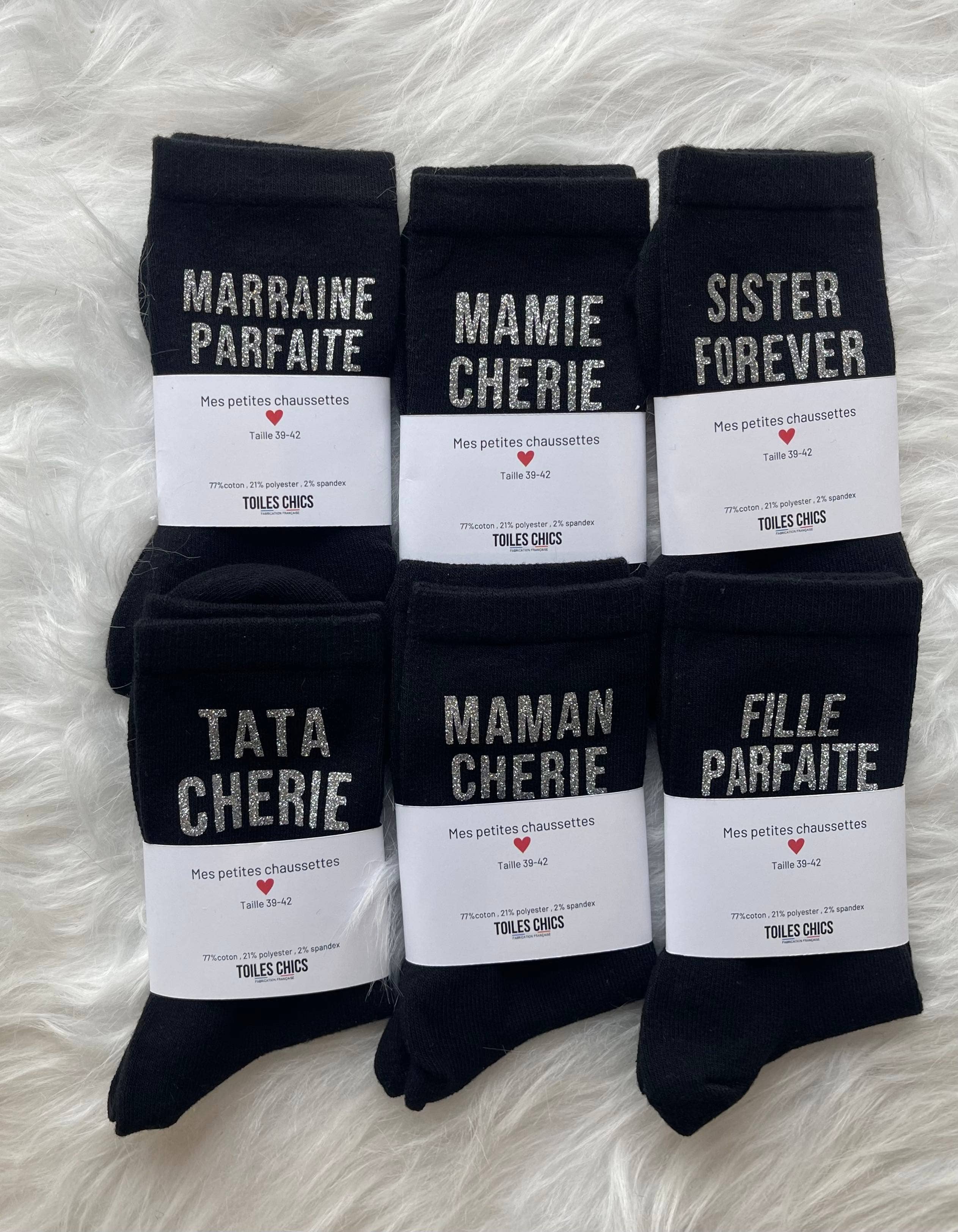 Toiles Chics - Vendita all'ingrosso Calzini - Donna - Set di calzini "Famiglia"1