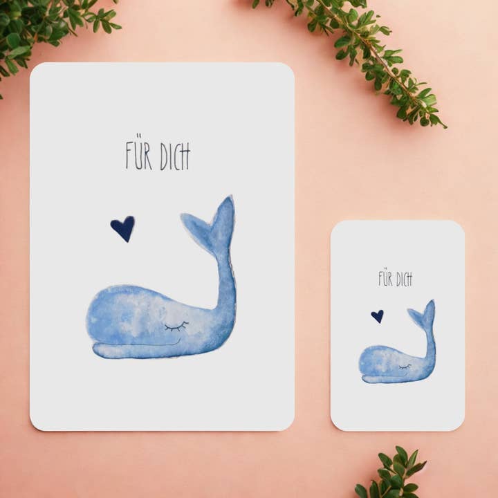 Minikarte - Wal Für Dich für den Großhandel von One in a Melon