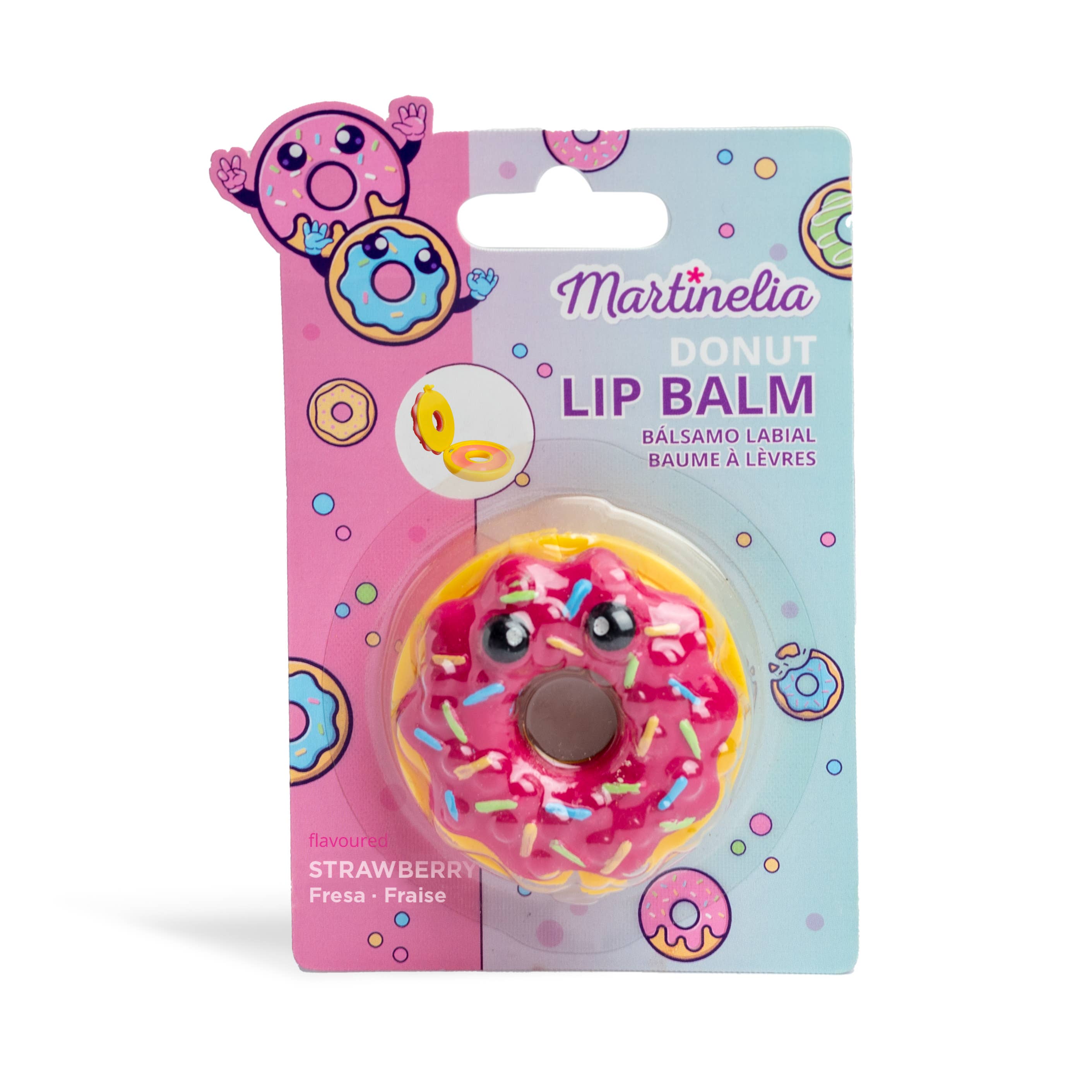 Aquarius Cosmetic SLU - Wholesale Kids Makeup - Kids - MARTINELIA WORLD DONUT LIP BALM KEYCHAIN5