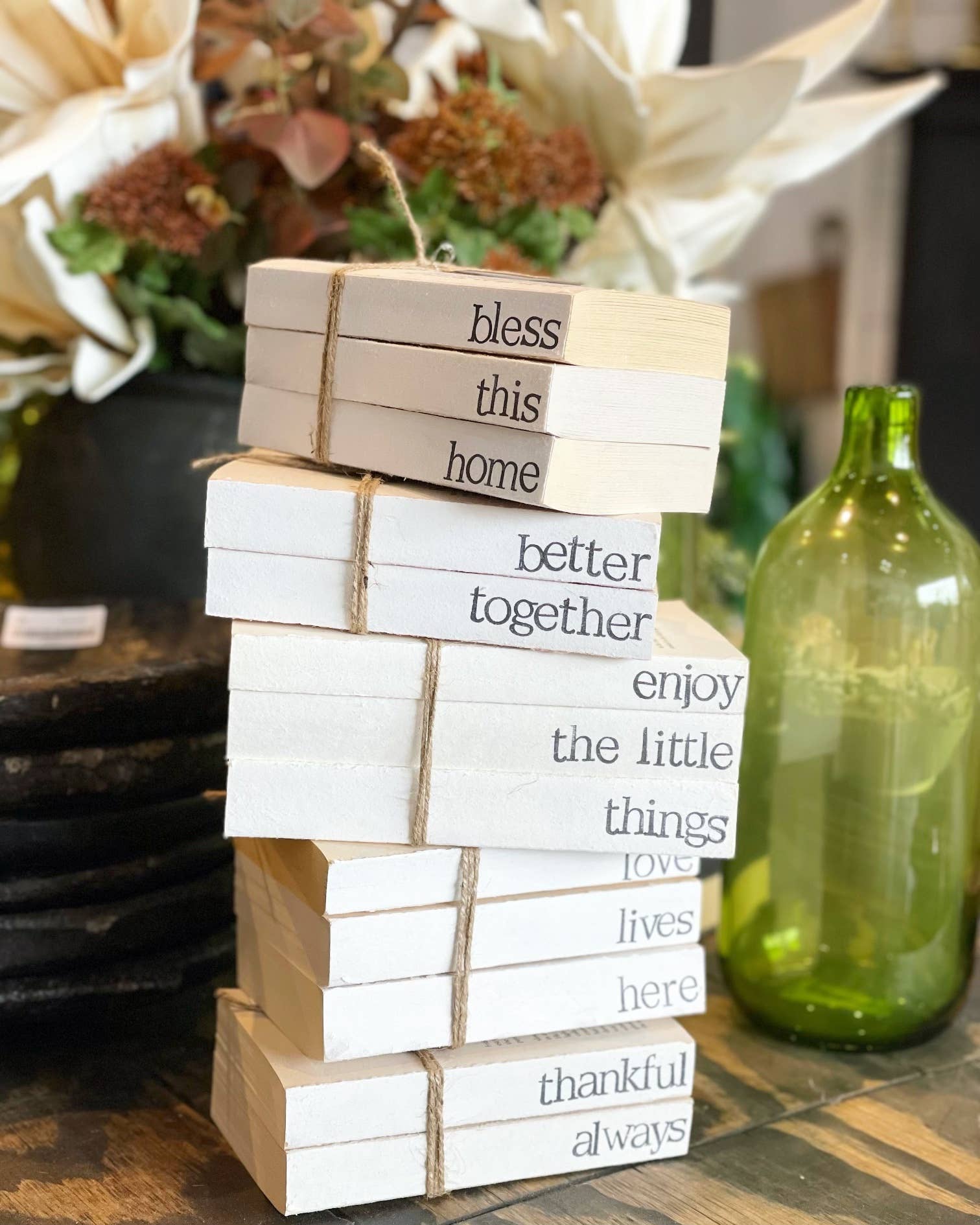 Trending Home Designs - Wholesale Decorative Tabletop Object - Book Stacks2