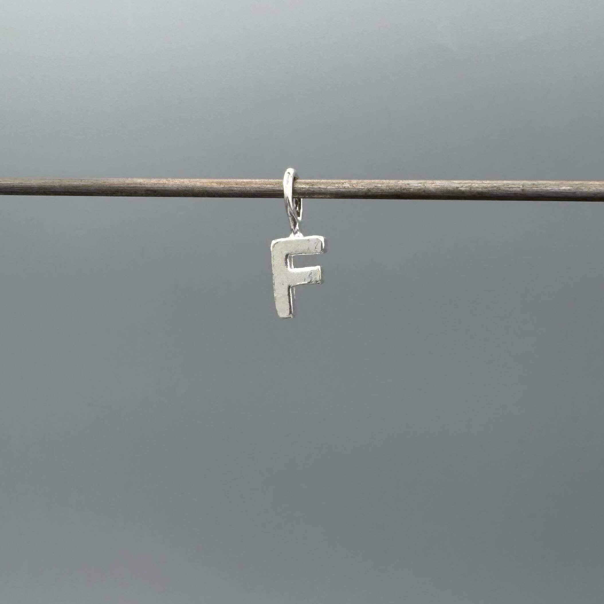 Something Silver - Wholesale Individual Charm/Pendant - Perfect Little Block Letter Initial Charm32