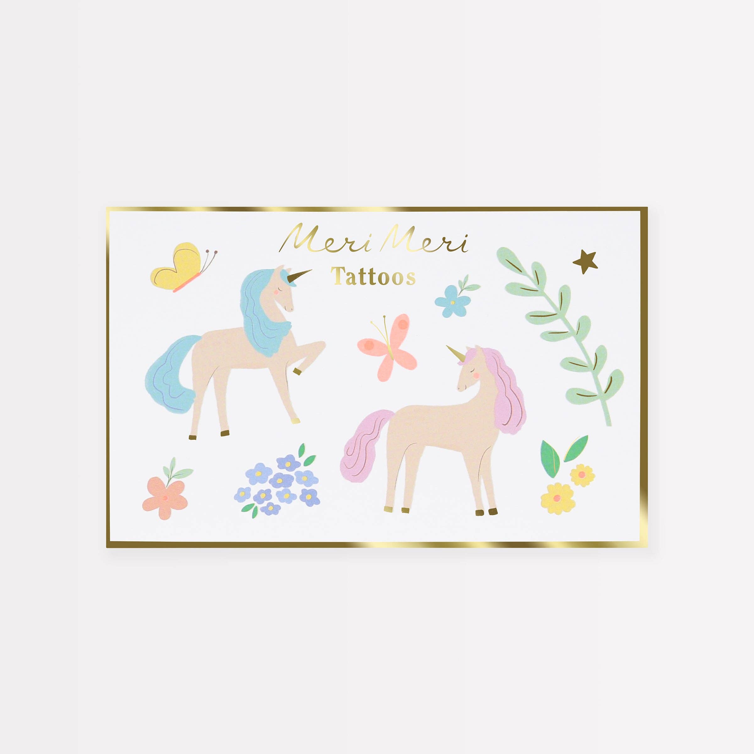 Meri Meri - Wholesale Temporary Tattoo - Kids - Unicorn Temporary Tattoos