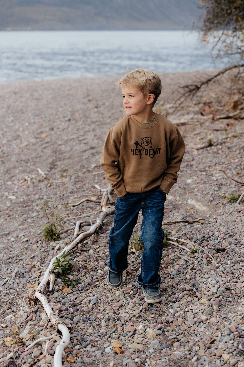 Made of Mountains - Wholesale Sweatshirt - Kids - Hey Bear! Kids Crew3