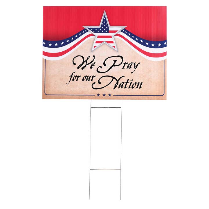 Yard Sign We Pray For Our Nation for wholesale by Magnolia