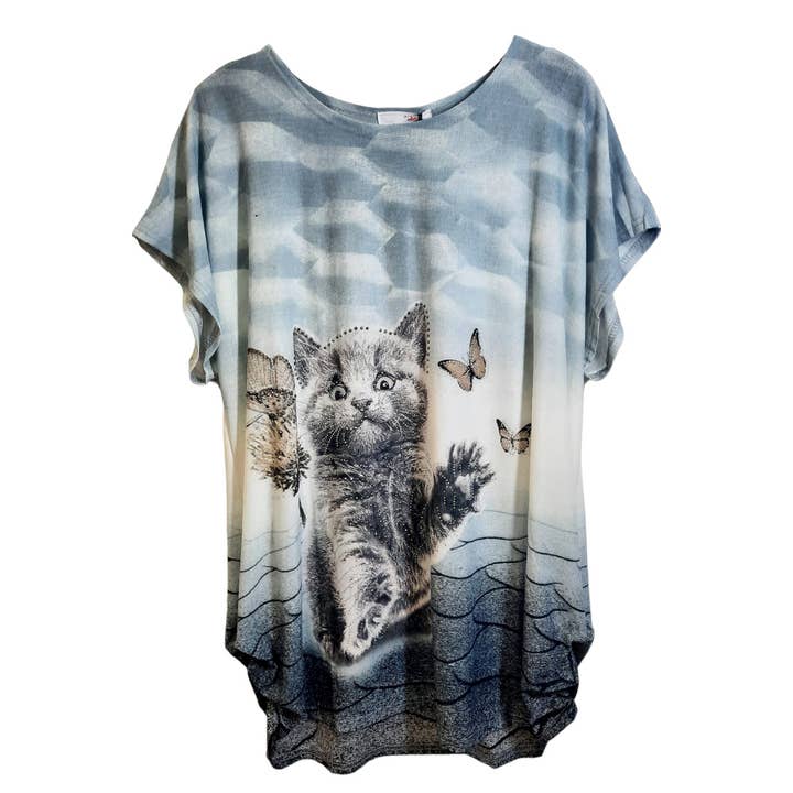 Kitty Butterfly Relaxed Top for wholesale by Importation 1867