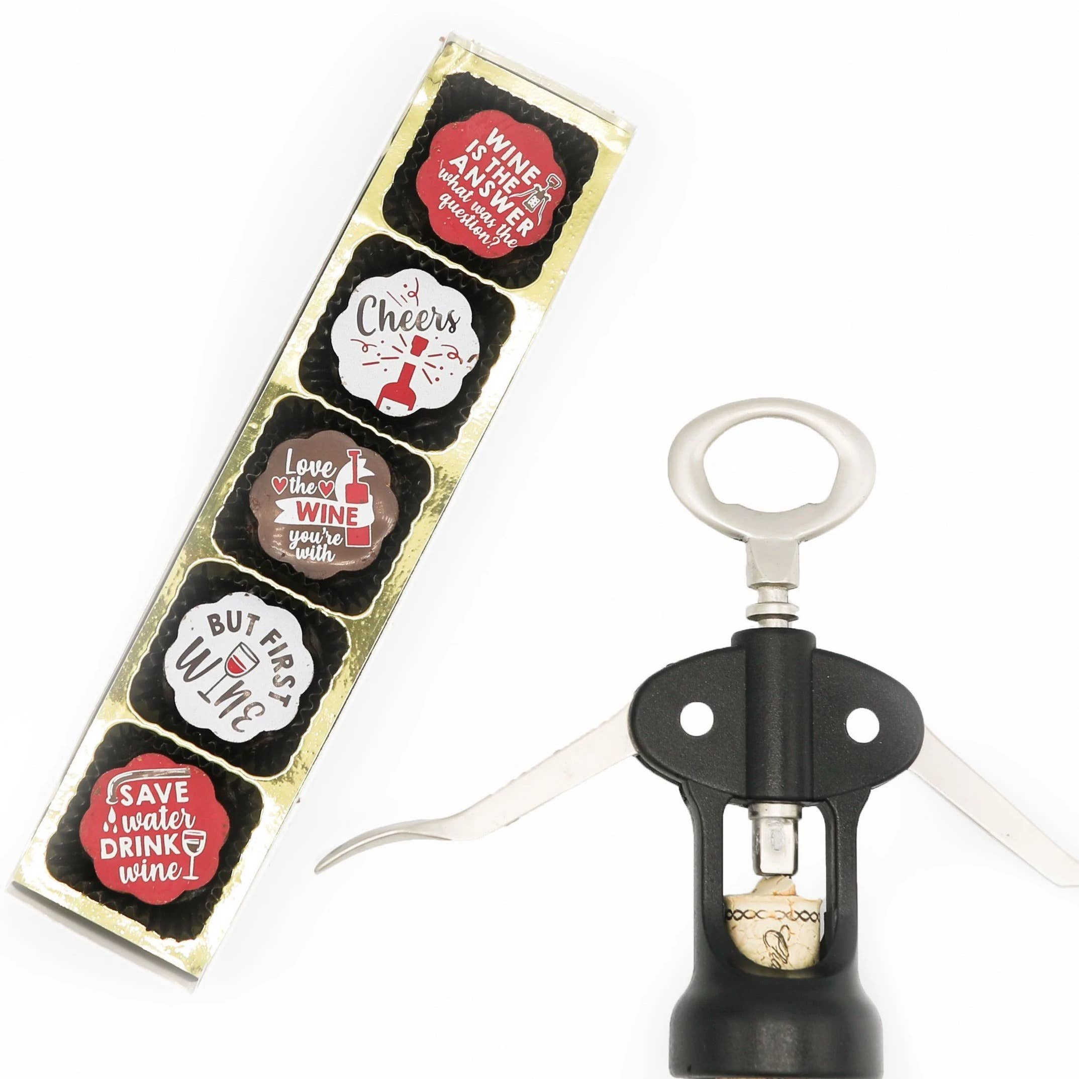 Chouquette – wholesale Chokladkartong – Älska vinet du är med - Box med 51