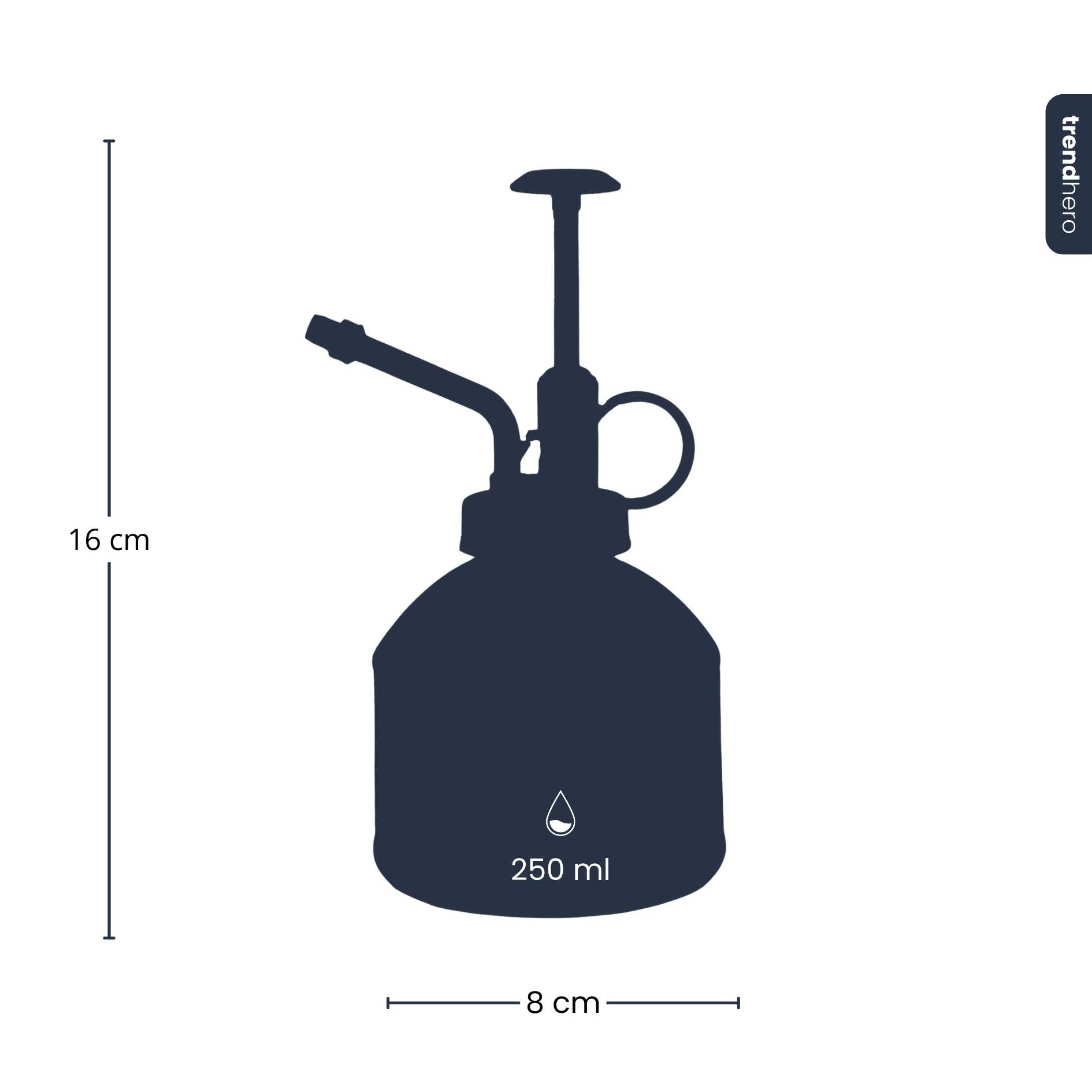 Trendhero.nl/b2b - Wholesale Plant Mister - Plant Mister Green Glass 250 ml – Glass Plant Sprayer with Golden Pump1