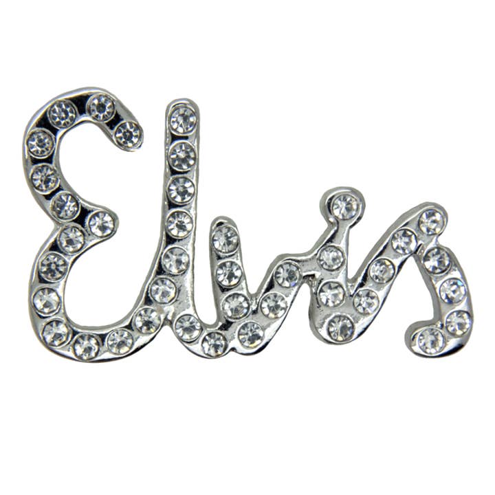 rhinestone elvis pin for wholesale by Godert Amsterdam
