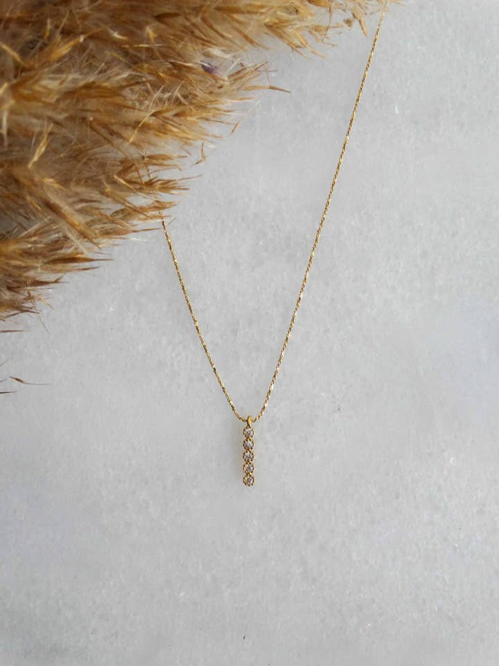 Collier Romy long for wholesale by LES TISSAGES DE CAMILLE