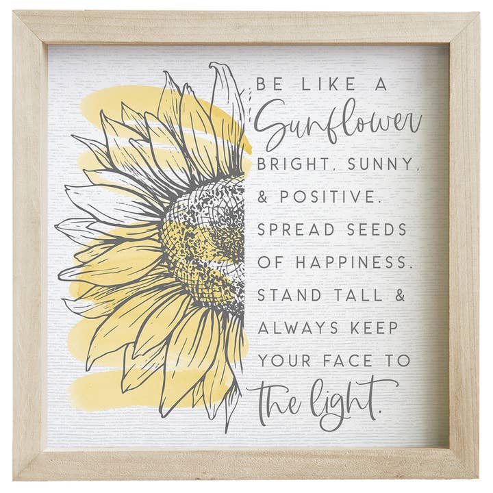 Be Like A Sunflower - Marcos rústicos para venta al por mayor de Sincere Surroundings