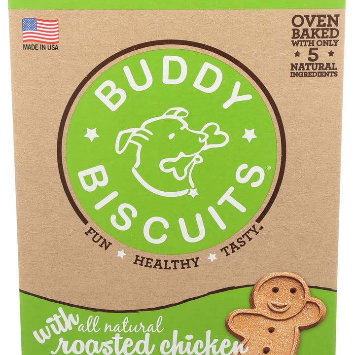 Everyday Supply Co - Wholesale Pet Biscuit - Dog - BUDDY BISCUITS DOG BISCUIT RSTD CHICKEN - Case of 60