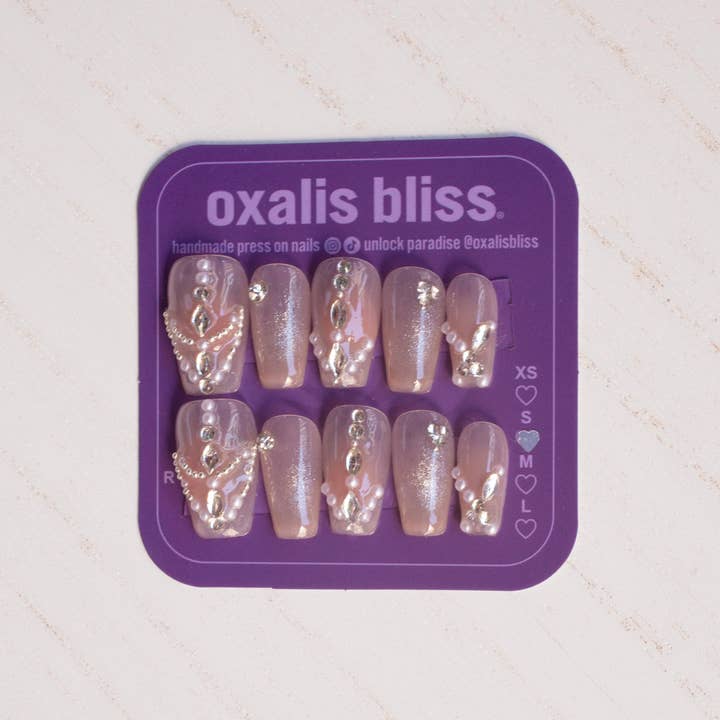Oxalis Bliss - Wholesale Press-On/Fake Nails - reina