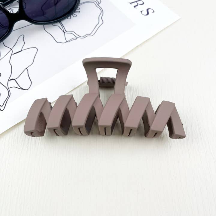 mildstyles - Wholesale Hair Clip - Women's - Rectangular Wave Large hair clips