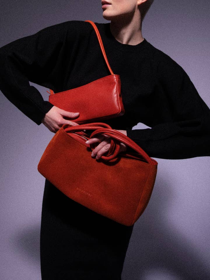 ALICE CALF LEATHER CLUTCH for wholesale by Arti Minori Production srl - NICOGIANI