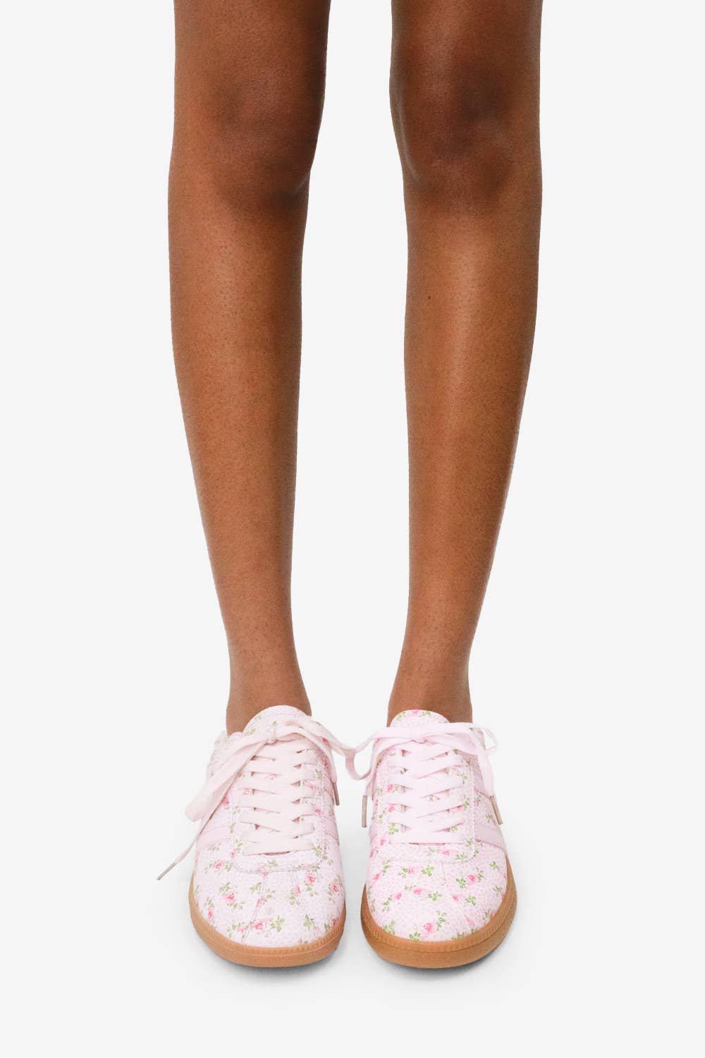 Lemonade Shoes – Engroshandel Lifestyle sneaker - Dame – EXPRESSO BEAN - [ÅBEN STØRRELSE] Blomstrede Sneakers - Hurtig Forsendelse ✈️23