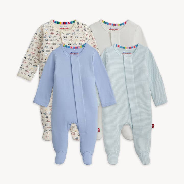 CONFEZIONE DA 4 PAIA DI CALZINI IN COTONE ORGANICO per la vendita all'ingrosso da parte di Magnetic Me