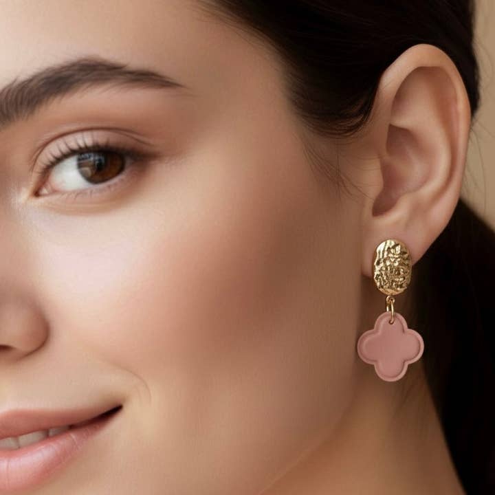 Duestelle Italia - Wholesale Dangle Earrings - PURE CLOVER DROP - EARRINGS2