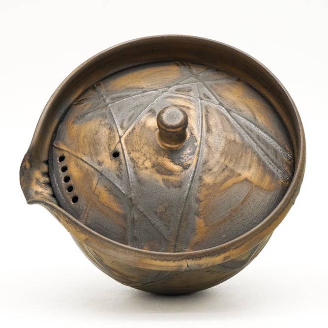 Tezumi – wholesale Tea pot – Japanese Houhin - 黒川正樹 Kurokawa Masaki - Kurokinsai Kiyomizu Handleless Teapot - 200ml