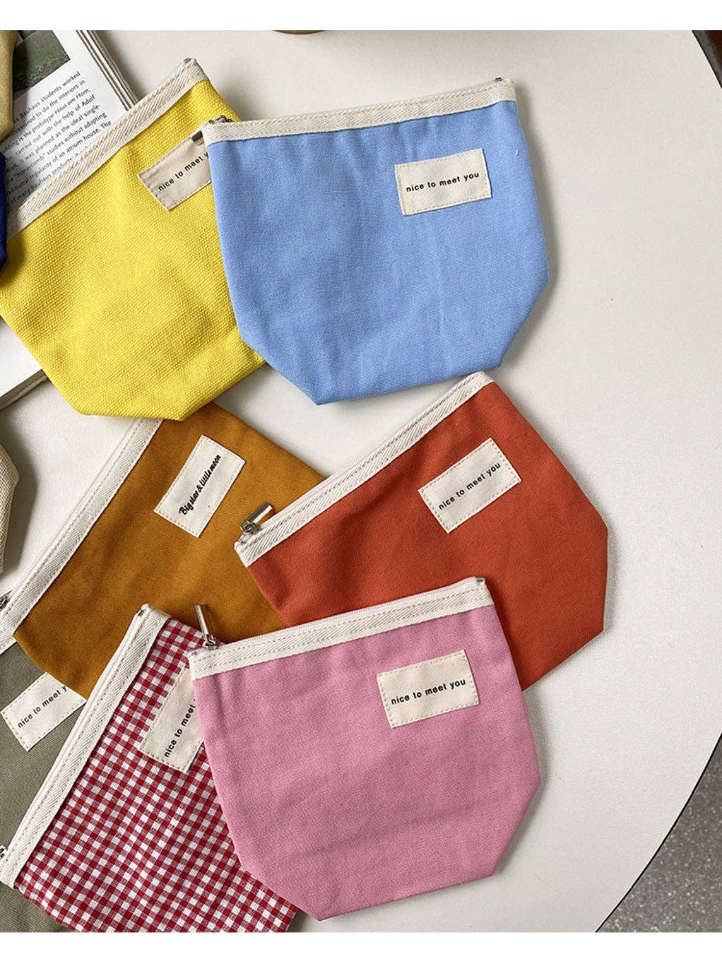 Funkyrel® Atzbranding Limited - Wholesale Coin Purse - Women's - Cosbai - Minimalist Small Canvas Cardholder Pouch & Coin Purse11