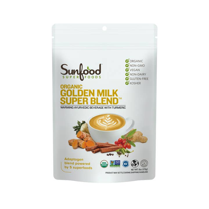 Golden Milk, 6oz for wholesale by Sunfood Superfoods