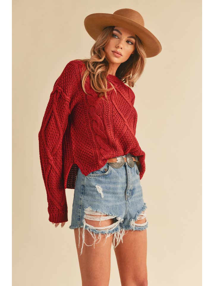 AEMI + CO - Wholesale Knit Sweater - Women's - 397CK Adela Sweater