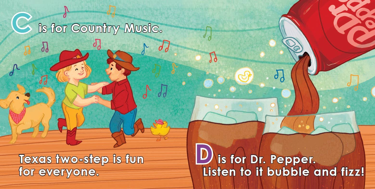 Cardinal Publishers Group - Wholesale Baby & Toddler Book (0-2) - ABC Texas - Kids' Alphabet Learning Book1