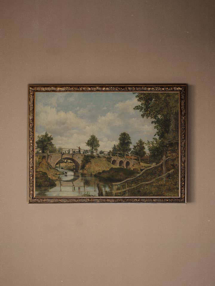 SENTIER DU TEMPS, canvas wall art print for wholesale by Oleka Canvas